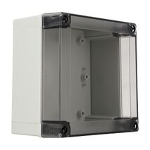 Fibox MNX Terminal Box PC IP66 and IP67 Extra High Box H255 x W180 x 125mm Clear