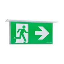 Stanilite Nexus LX Platinum Exit Lighting LED Edgelit Recessed Pictograph
