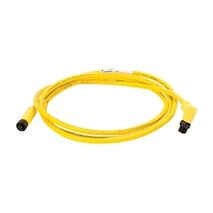 Allen-Bradley 1485 DeviceNet Cable Thin Yellow Micro Male Right Angle Mini Female 1m