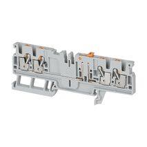 Allen-Bradley 1492-P Push-in Disconnect Terminal 2.5mm 1 Level 4 Conductor Entries Knife Lever Grey