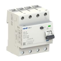 NHP DIN-T Residual Current Device RCCB 3 Pole and Switched Neutral 100A 300mA Type A
