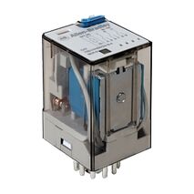 Allen-Bradley 700-HA Tube Base Relay 10A 3CO 3PDT 24V DC Coil with Push To Test and Pilotlight
