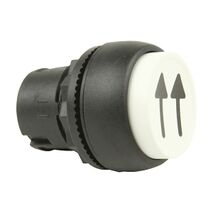 Allen-Bradley 800FC Pushbutton 22.5mm Head Only PLT 1 Speed Extended Double Arrow 0 Degree White