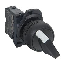Allen-Bradley 800F Selector Switch 22.5mm Complete PLT STD Knob 2 Position Maint Black 1NO