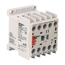 S+S CA8 Contactor Mini 5.5kW 3Pole 24VAC Coil 1NO Contact Auxiliary