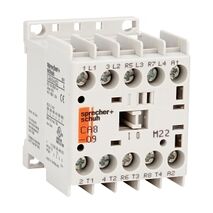 S+S CA8 Contactor Mini 5.5kW 4Pole 240VAC Coil 2NO 2NC Contact Auxiliary