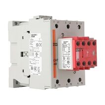 S+S CAS7 Safety Contactor 30kW 3Pole 24VDC Coil 1NO 4NC Contact Auxiliary