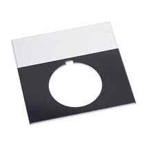 Allen-Bradley 800T Legend Plate 62 x 62mm Jumbo Grey BLANK for 30.5mm Pushbutton