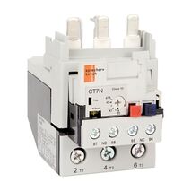 S+S CT7N Thermal Overload Relay 24.5 to 36A Direct Mount Manual or Auto Reset for CA7 43 and 55A