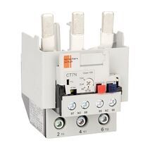 S+S CT7N Thermal Overload Relay 35 to 47A Direct Mount Manual or Auto Reset for CA7 60 and 97A
