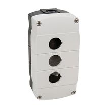 Sprecher and Schuh D7 Enclosure Plastic 22.5mm 3 Hole Grey IP66