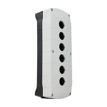 Sprecher and Schuh D7 Enclosure Plastic 22.5mm 6 Hole Grey IP66