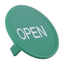 Sprecher and Schuh D7 Colour Cap for Flush Non Illuminated Pushbutton 22.5mm Green Open