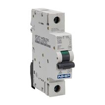 NHP DIN-T Miniature Circuit Breaker 25kA 1Pole 6A C Curve