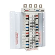 NHP POWERMAX GB Isolation Busbar Chassis DIN-T 250A 96 Way 4Pole Top Feed RNWNBN