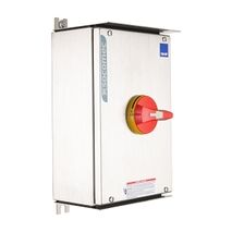 Socomec ISO Enclosed Isolator, IP 65 Stainless Steel, Handle - Red, 3P 100A
