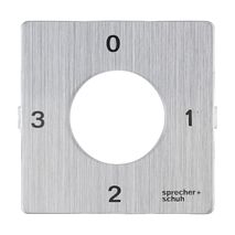 Sprecher and Schuh L2 Cam Switch Ll2A4 Legend Plate 48 x 48mm 0 1 2 3