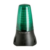 Moflash LED125 48 LEDS Steady or Flashing Mode IP65 230V AC Wall or Surface Mount Lens Green