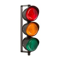 Moflash LEDTL Traffic Light 36 LEDS Sty/ Fls Mode IP65 20-30VAC DC Red Amber Green