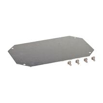 Fibox ARCA Mounting Plate Galvanised Steel suits ARCA H300 x W200mm