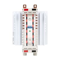NHP POWERMAX DIN-T NC Busbar Chassis 250A 36 Way 2Pole Bottom Feed Red Black
