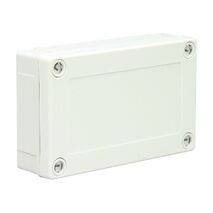 Fibox MNX Terminal Box PC IP66 and IP67 Low Box H80 x W130 x 35mm Clear