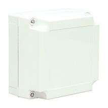 Fibox MNX Terminal Box PC IP66 and IP67 Low Box H130 x W130 x 35mm Grey