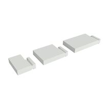 NHP DIN-T LOCKDIN Auxliary Filler 9mm, 18mm, 27mm Pack Qty 10 each