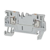 Allen-Bradley 1492-P Push-in Terminal 1.5mm 1 Level 2 Conductor Entries Grey