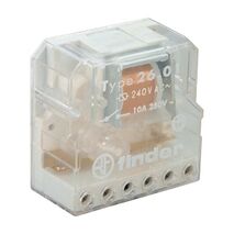 Finder 26 Series Step Relay 10A 230V AC Coil 1 Normally Open Contact
