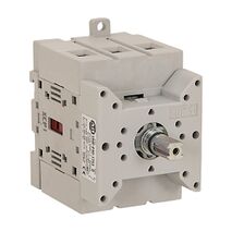Allen-Bradley 194E Disconnect Switch Complete, Front/Door mount, Type G Act. BK/GY 3 Pole 63A