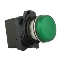 Sprecher and Schuh D7 Pilot Light 22.5mm Hangsell Pack Plastic LED 24V AC DC Green