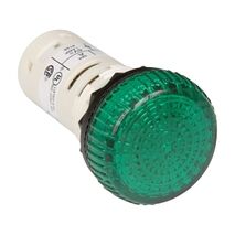 Allen-Bradley 800F Pilot Light Monolithic 22.5mm Green Integrated LED 120V AC