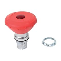 Allen-Bradley 800F E Stop 22.5mm Head Only Metal Mushroom Head Twist to Release 60mm Red Illum