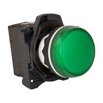 Allen-Bradley 800F Pilot Light 22.5mm Complete Round Plastic LED Module 24V AC DC Green