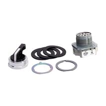 Allen-Bradley 800T Selector Switch 30.5mm 3 Position Non Illum Knob Lever Spring Return Both White