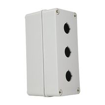 Sprecher and Schuh D7 Enclosure Deep Profile Plastic 22.5mm 3 Hole Grey
