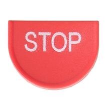 Sprecher and Schuh D7 Colour Cap for Bottom Extended Multi Function Pushbutton 22.5mm Red Stop