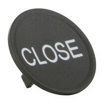 Sprecher and Schuh D7 Colour Cap for Flush Non Illuminated Pushbutton 22.5mm Black Close