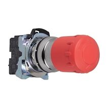 Sprecher and Schuh D7 E Stop 22.5mm Complete Metal 2 POS 30mm Operator MOM Twist to Release Red 1NC