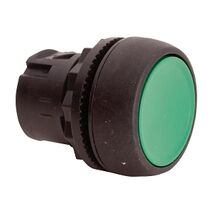 Sprecher and Schuh D7 Pushbutton 22.5 mm Head Only Plastic Latching Flush Green Cap Non Ill