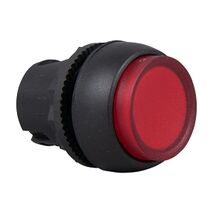 Sprecher and Schuh D7 PushButton 22.5 mm Plastic Momentary Illuminated Extended Head Red