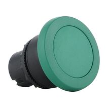 Sprecher and Schuh D7 PushButton 22.5mm Momentary Mushroom Plastic Head 40 mm Green