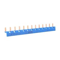 NHP MOD6 Miniature Circuit Breaker Busbar Comb 13 1PN Pin Type 80A End Feed 100A Centre feed Blue