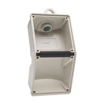 NHP ISO Back Box/Base, 2 Gang (1 x 2) - Pendant 60mm depth, Grey