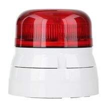 Klaxon Flashguard Beacon 3 Joules Xenon Flashing or Strobe Mode IP65 12-24V DC Ceiling/Wall Mnt Red