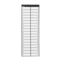 NHP Concept Panelboard Accessory Label Escutcheon Legend 1 to 36 suits DINT