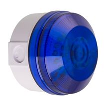 Moflash LED195 48 LEDS Steady/Flashing Mode IP65 85-280VAC and 85-380VDC Flashing W/ S Mnt Blue