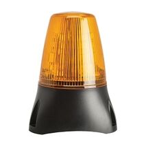 Moflash LEDA100 ECO Sounder Cap 8 LEDS Sty/ Fls Mode IP65 85-280VAC and 85-380VDC W/ S Mnt Amber