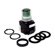 Allen-Bradley 800H Pushbutton 30.5mm Complete PL FS EXT HD LED TRANF 240V AC 1NO 1NC Green